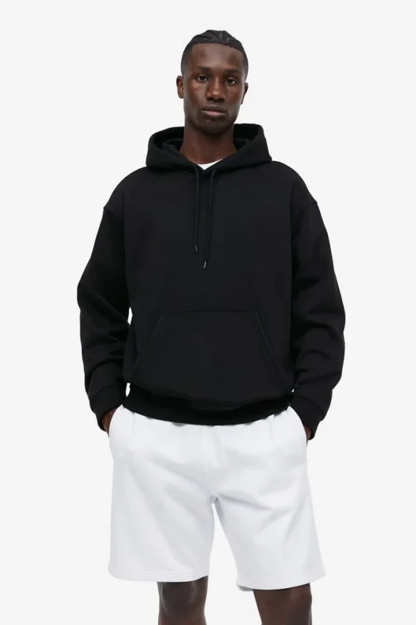 Sudadera con Capucha de Corte Holgado
